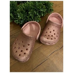 Toddler Glitter Crocs